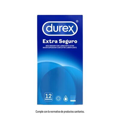 DUREX  EXTRA SEGURO 12 UNID