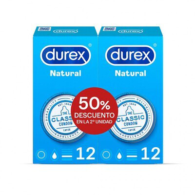 DUREX NATURAL  DUPLO 2 UDAD. 50%