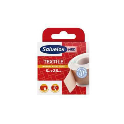 SALVELOX ESPARADRAPO TEXTIL CARNE 5X2,5
