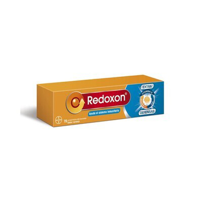 REDOXON EXTRA DEFENSAS SABOR NARANJA VIT C ZINC 15 COMPRIMIDOS EFERVESCENTES