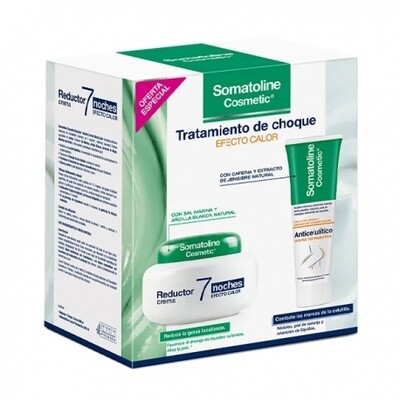 SOMATOLINE COSMETIC TRATAMIENTO DE CHOQUE ANTICELULITICO + REDUCTOR GEL EFECTO CALOR