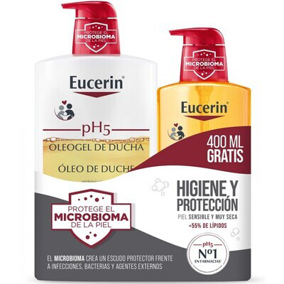 EUCERIN FAMILY PACK OLEOGEL 1L+400 ML GRATIS