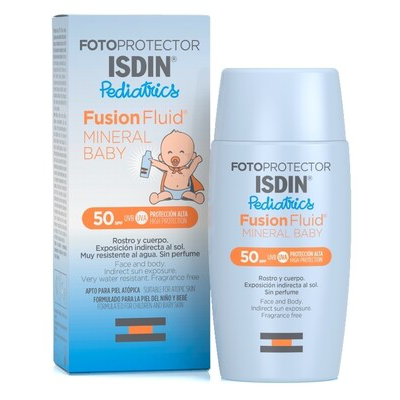 FOTOPROTECTOR  ISDIN PEDIATICS FUSION FLUIS MINERAL BABY 50  50