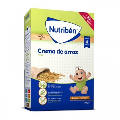 NUTRIBEN CREMA ARROZ SIN GLUTEN 300 G.
