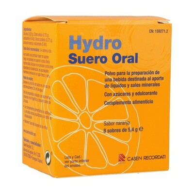 HYDRO SUERO ORAL (8 SOBRES 5.4 G )