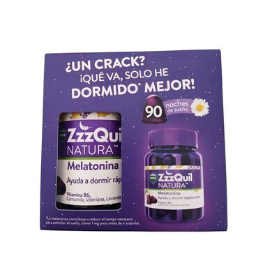 ZZZQUIL NATURA FRUTO DEL BOSQUE 90 GOMINOLAS