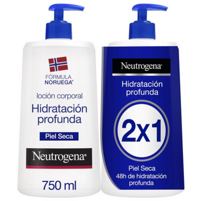 NEUTROGENA LOCION CORPORAL PIEL SECA 2 X 750 ML