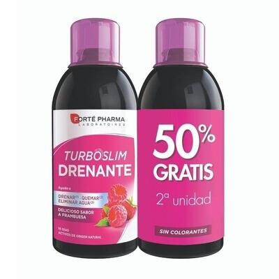 TURBOSLIM DRENANTE SABOR FRAMBUESA DUPLO 2 X 500 ML