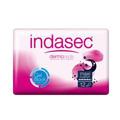 INDASEC MAXI GOOD NIGHT 12 UNIDADES
