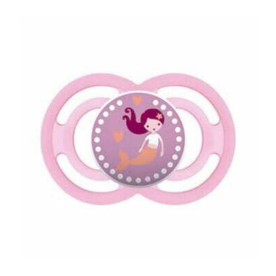 MAM CHUPETE PERFECT SILICONA +6M ROSA