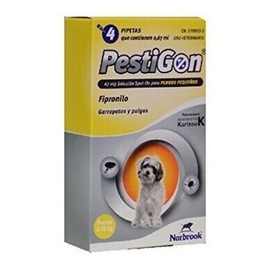 PESTIGON PERROS 2-10 KG 1 PIPETA