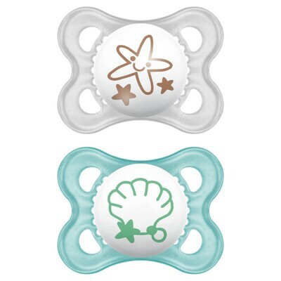 MAM CHUPETE ORIGINAL SILICONA 0-6 M 2UNIDADES UNISEX