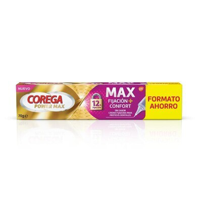 COREGA POWER MAX FIJACION + CONFORT 70G