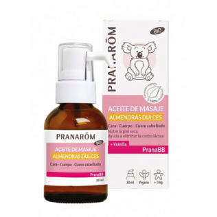 PRANABB ACEITE DE MASAJE ALMENDRAS DULCES BIO  1 ENVASE 30 ML