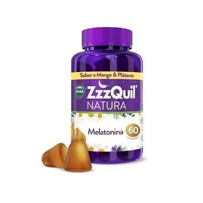 ZZZQUIL NATURA MANGO  PLATANO 60 GOMINOLAS