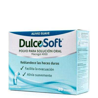 DULCOSOFT POLVO SOLUC ORAL 20 SOBRES