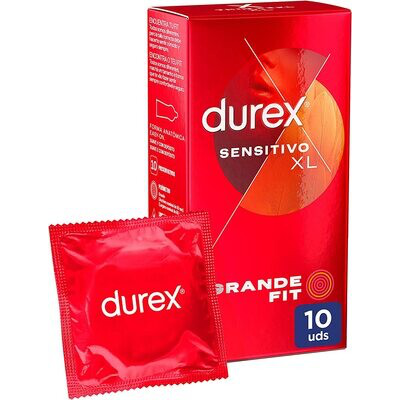 DUREX SENSITIVO SUAVE XL 10 UNIDADES