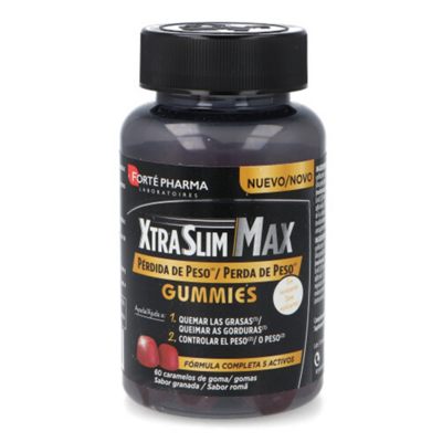 XTRASLIM MAX PERDIDA DE PESO 60 GOMINOLAS SABOR GRANADA