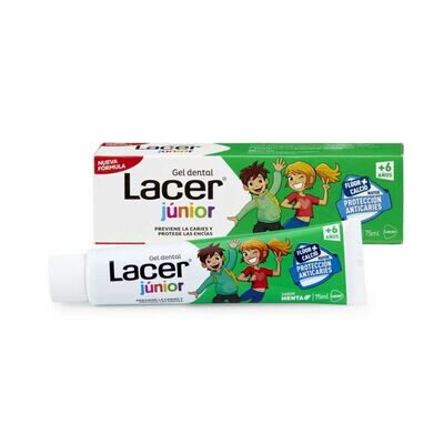 LACER JUNIOR GEL DENTAL MENTA 75 ML