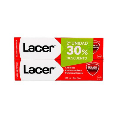 LACER PASTA DENTAL DUPLO 2 X 125 ML