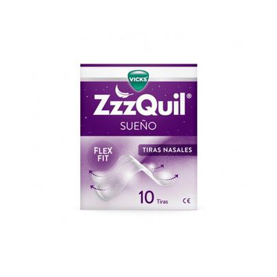ZZZQUIL SUEÑO 10 TIRAS NASALES