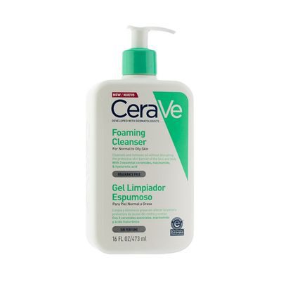 CERAVE GEL LIMPIADOR ESPUMOSO 473ML