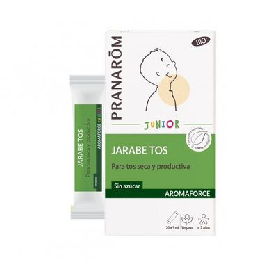 PRANAROM AROMAFORCE JUNIOR JARABE TOS 20 X 5 ML