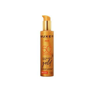 NUXE SUN ACEITE BRONCEADOR  GOLD ROSTRO Y CUERPO SPF50