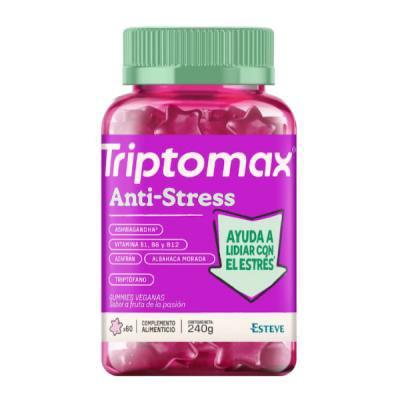 TRIPTOMAX ANTI-STRESS 60 GUMMIES SABOR FRUTA DE LA PASION