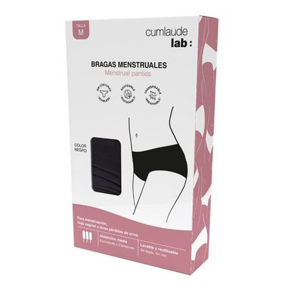 CUMLAUDE BRAGAS MENSTRUALES LAVABLES Y REUTILIZABLE TALLA L