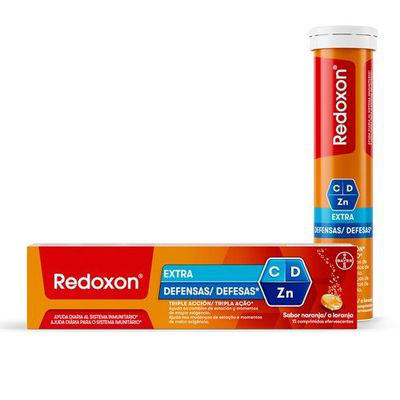 REDOXON EXTRA DEFENSAS SABOR NARANJA VIT C ZINC 15 COMPRIMIDOS EFERVESCENTES