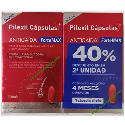 PILEXIL FORTE MAX DULPO 120 CAPSULAS