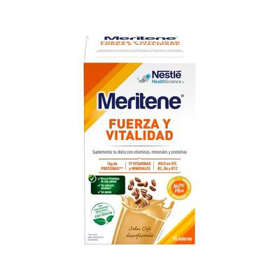 MERITENE POLVO CAFE DESCAFEIN. 15 SOBRES