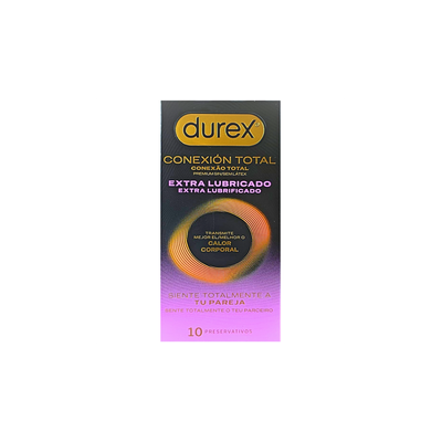 DUREX CONEXION TOTAL EXTRA LUBRICADO  10 PRESERVATIVOS