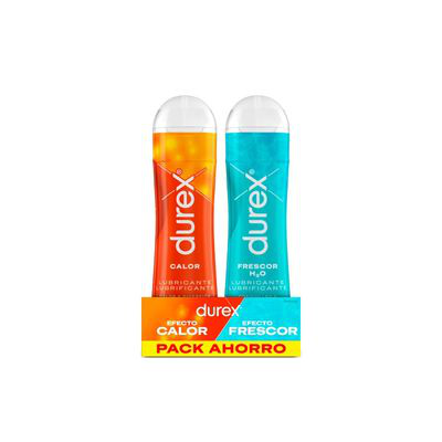 DUREX CALOR + FRESCOR LUBRICANTES 2 ENVASES 50 ML PACK DUPL