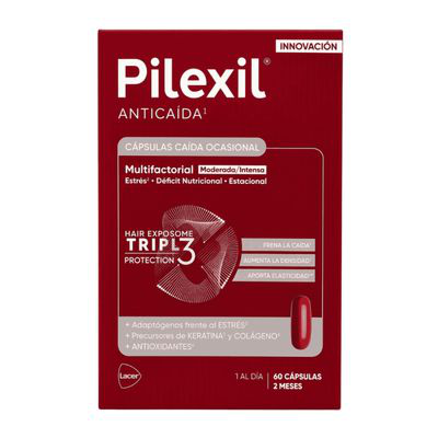 PILEXIL ANTICAIDA CAIDA OCASIONAL TRIPL3    60 CAPSULAS