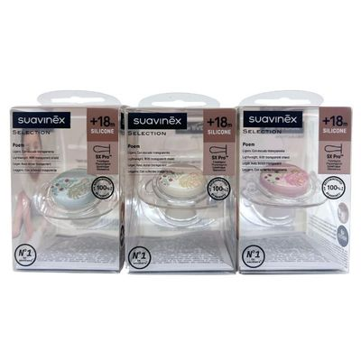 SUAVINEX CHUPETE SX PRO +18M  SILICONA FISIOLOGICO SELECTION