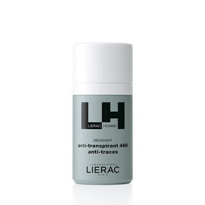 LIERAC HOMME DESODORANT 48H ANTITRANSPIRANTE-ANTIMANCHAS