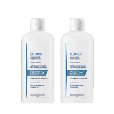 DUCRAY CAPILAR CHAMPU PACK ELUCION 400ML 40 2UNIDAD