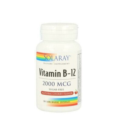 SOLARAY VITAMINA B-12 2000MCG 90COMP