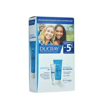 DUCRAY PACK KERACNYL CREMA APAISANTE PP GEL LIMPIADOR