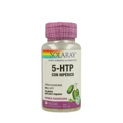 SOLARAY 5-HTP CON HIPERICO 30CAPS