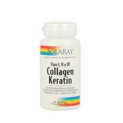SOLARAY COLLAGEN KERATIN 60CAPS