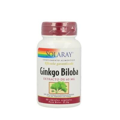 SOLARAY GINKGO BILOBA 60G 60CAPS