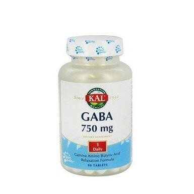 SOLARAY GABA 750MG 90COMP