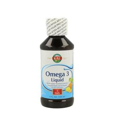 SOLARAY KAL OMEGA 3 SABOR LIMON 120ML