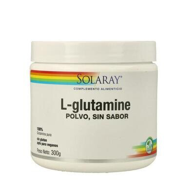 SOLARAY L-GLUTAMINE 300GR SIN SABOR