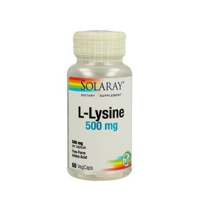 SOLARAY L-LYSINE 500MG 60 CAPS