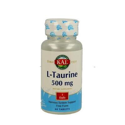SOLARAY L-TAURINE 500MG 60 CAPSULAS