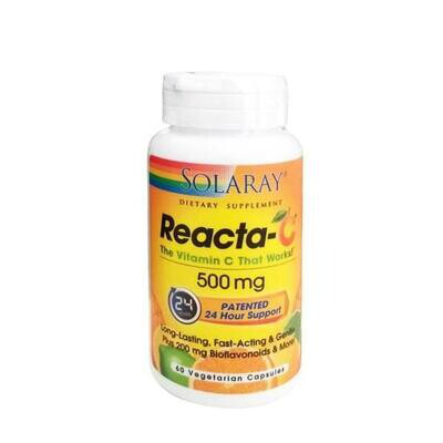 SOLARAY REACTA-C 500 MG 60 CAPS